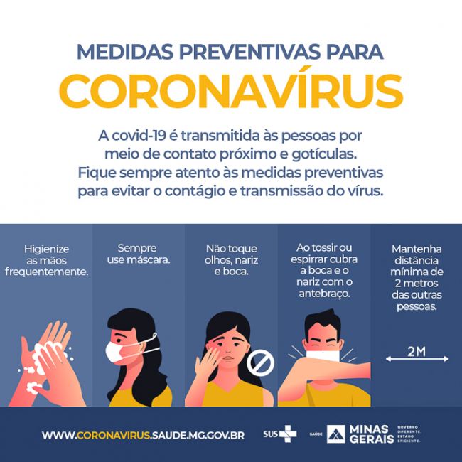 Dicas de prevenção contra o novo coronavírus